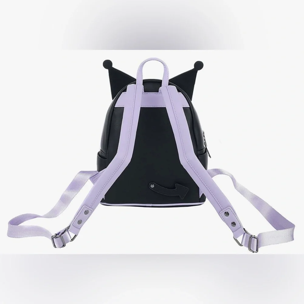 Loungefly Sanrio Hello Kitty Kuromi Cosplay Womens Double Strap Shoulder Bag - Picture 3 of 7